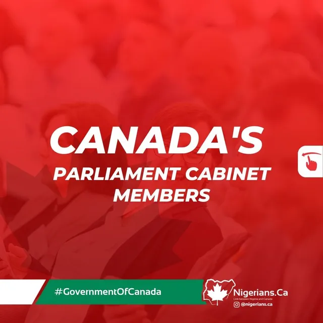 Canada’s Parliament Cabinet Members